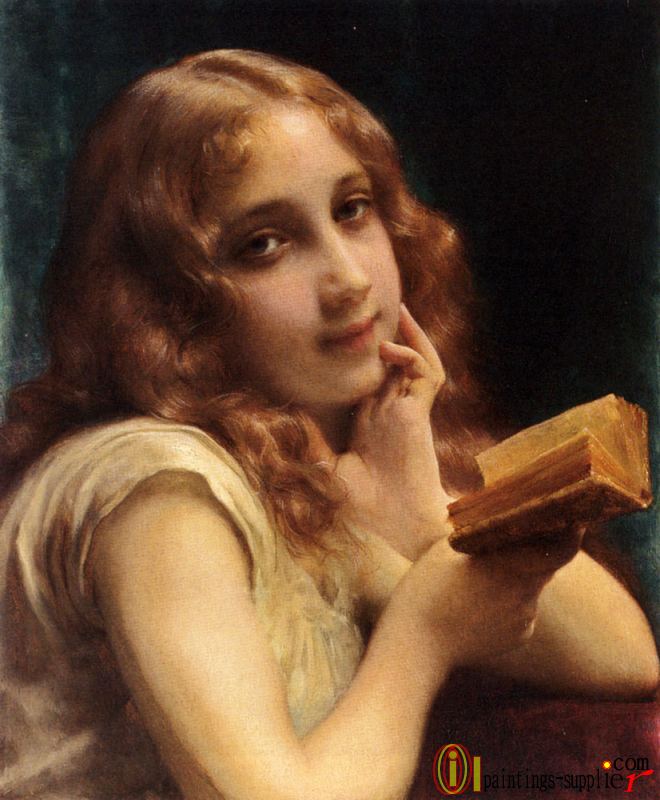A Little Girl Reading