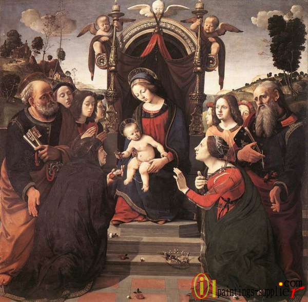 Mystical Marriage of St Catherine of Alexandria,1493
