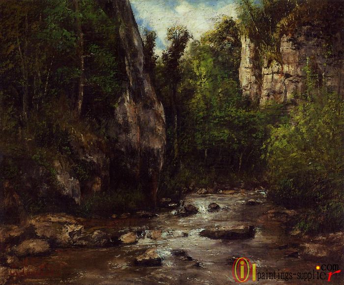 Landscape near Puit Noir, near Ornans,1872