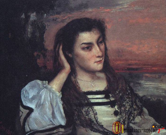 Portrait of Gabrielle Borreau,1862
