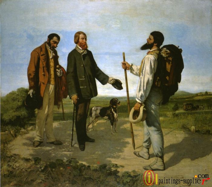 Bonjour, Monsieur Courbet,1854