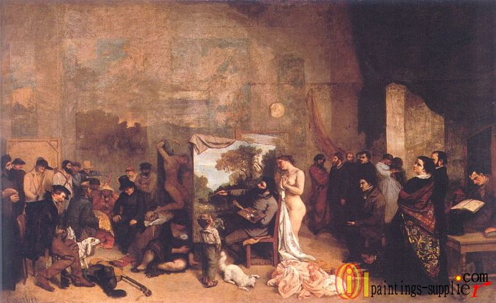 The Artist's Studio,1855