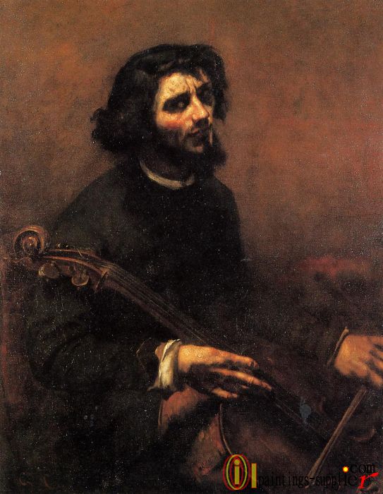The Cellist, Self Portrait,1847.