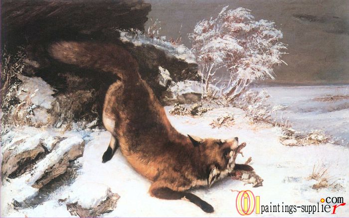 The Fox in the Snow,1860