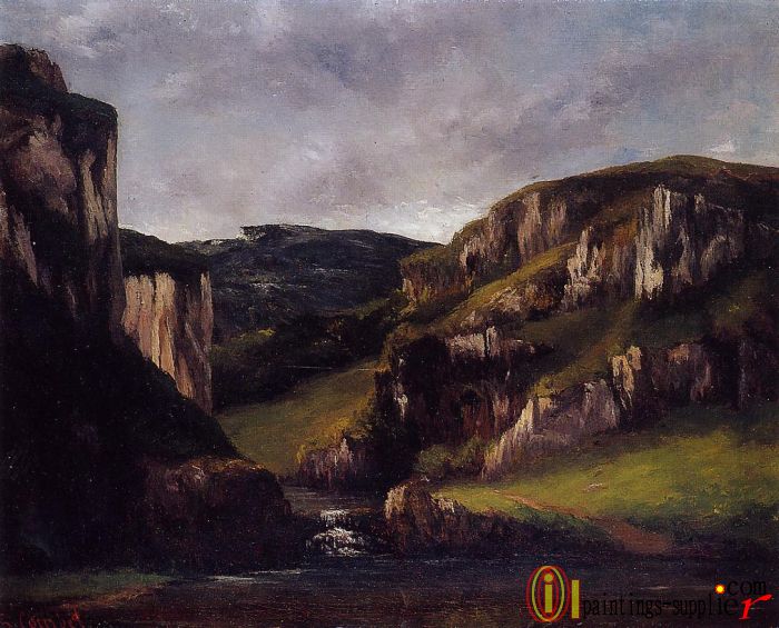 Cliffs near Ornans,1865.