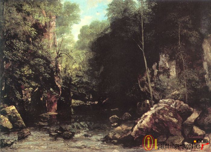 The Shaded Stream,1865