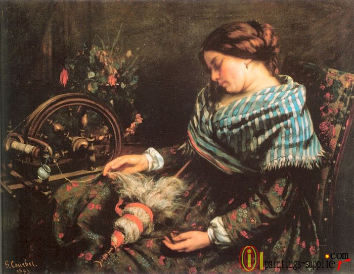 The Sleeping Spinner,1853
