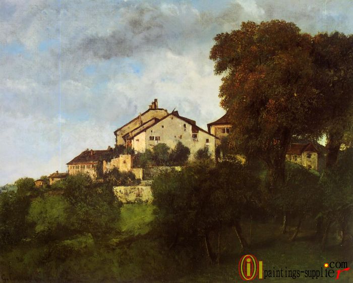 The Houses of the Chateau d'Ornans,1853.