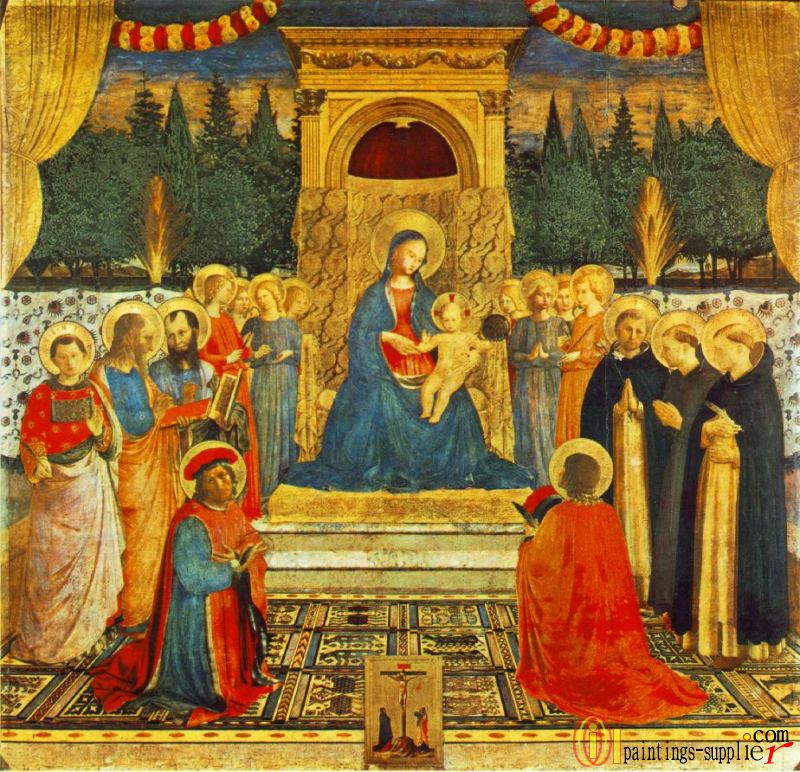 Madonna with the Child, Saints and Crucifixion