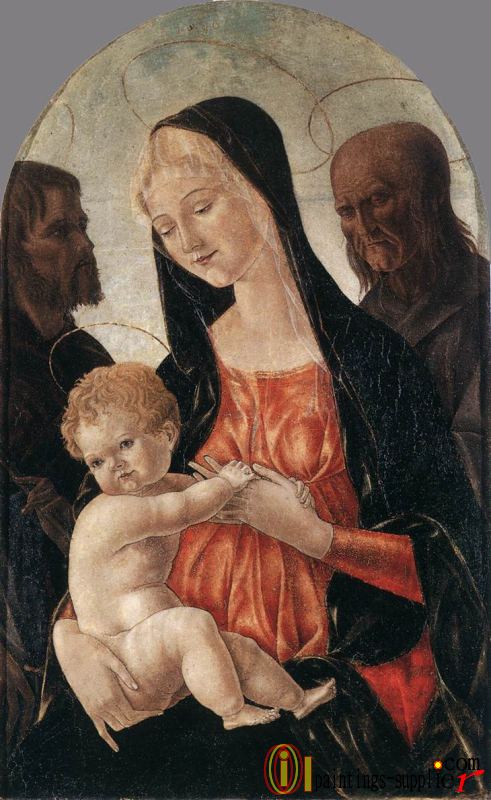 Madonna and Child with two Saints