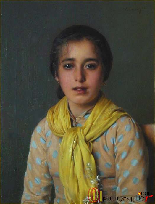 Girl with Yellow Shawl
