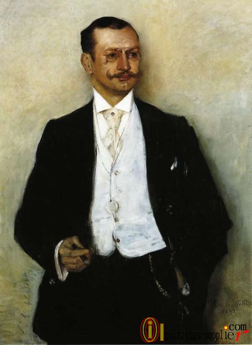 Portrait of the Painter Karl Strathmann,1895