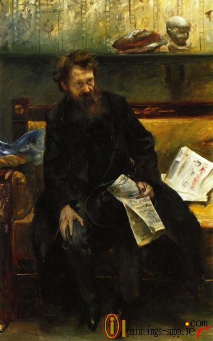 Portrait of the Poet Peter Hille,1902