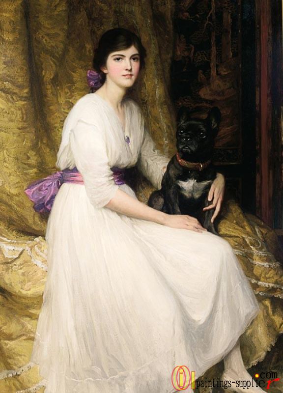 Sir Francis Bernard Portrait of the Artist-s Niece Dorothy