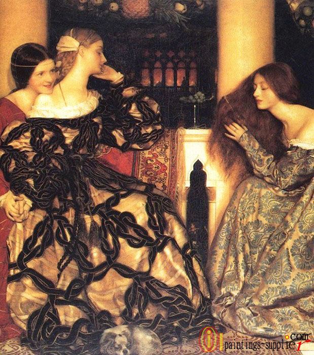 Venetian Ladies Listening to a Serenade.