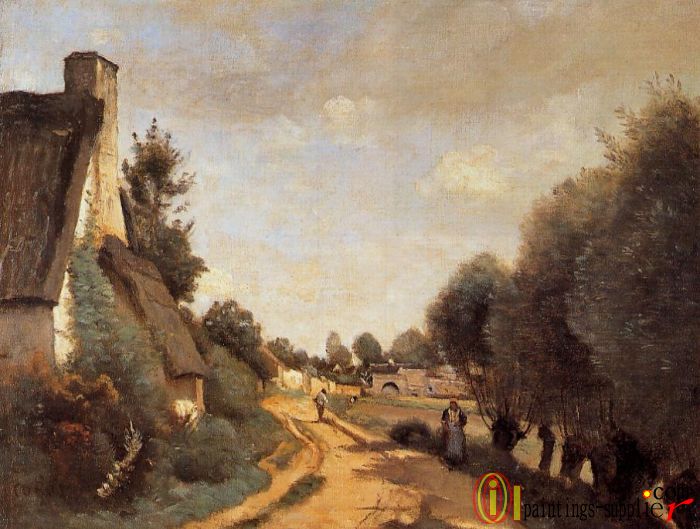 A Road near Arras,1853-58