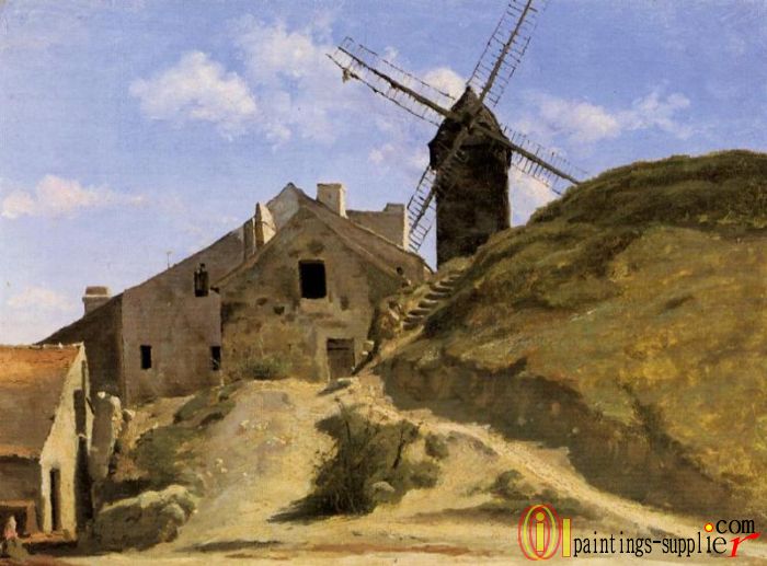 A Windmill in Montmartre,1845