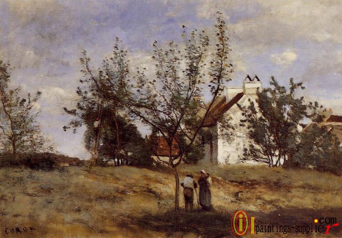 An Orchard at Harvest Time,1850-1860