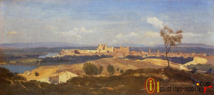 Avignon Seen from Villenueve-les-Avignon,1836