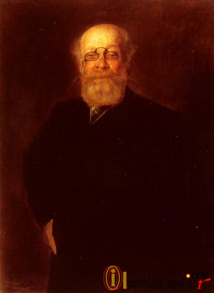 Portrait Of A Bearded Gentleman Wearing A Pince