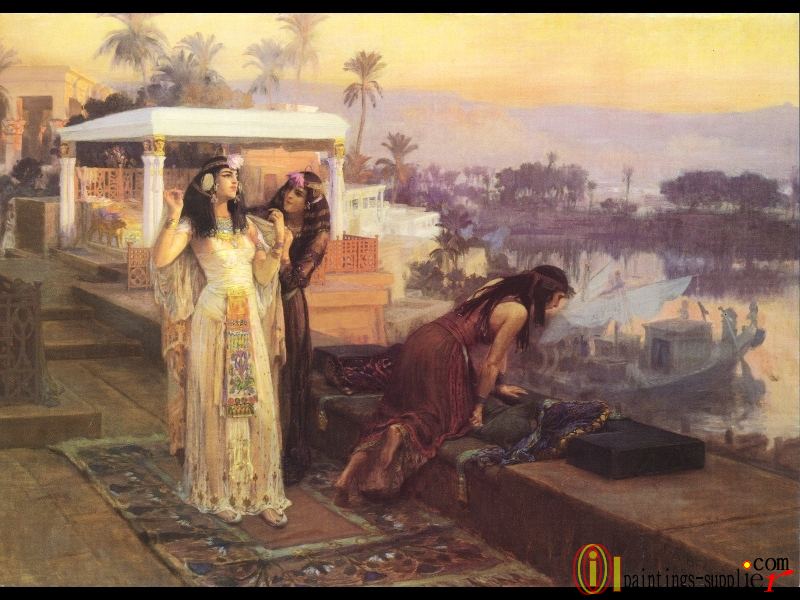 1896 Cleopatra on the terraces of Philae