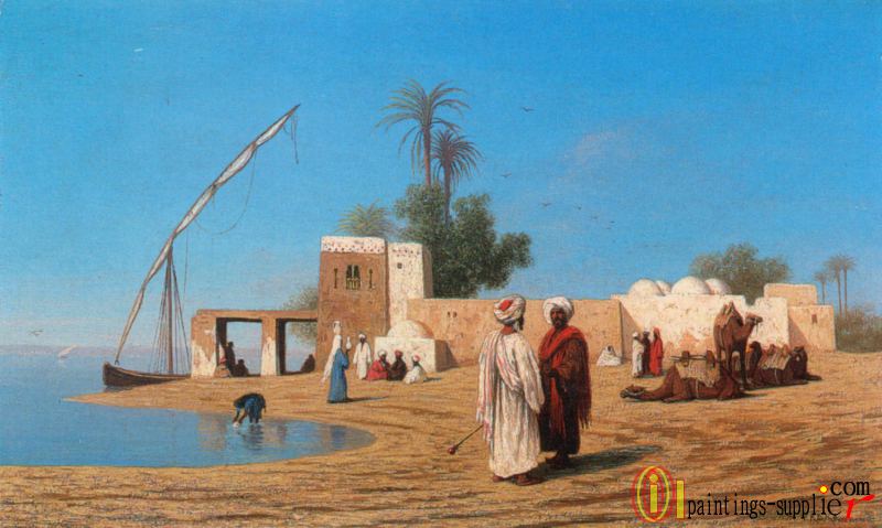 Un vilage aux bords de Nil - Haute Egypte