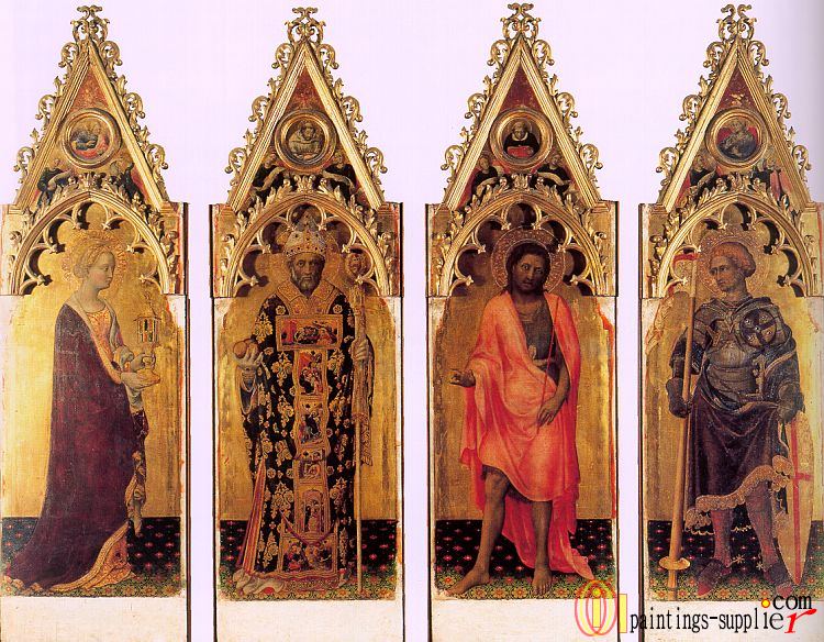 Four Saints of the Poliptych Quaratesi.