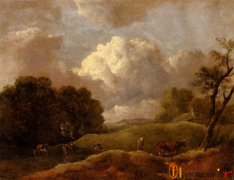 Landscape With Cattle And A Drover