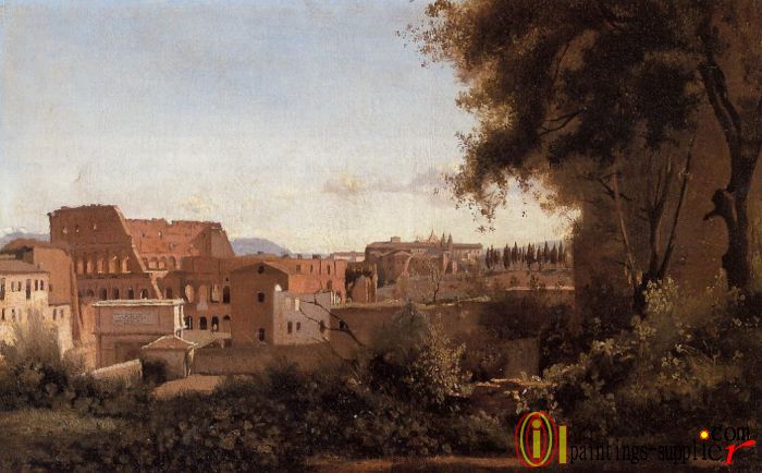 Rome - View from the Farnese Gardens, Noon,1826