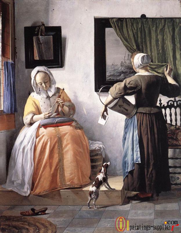 Woman Reading A Letter