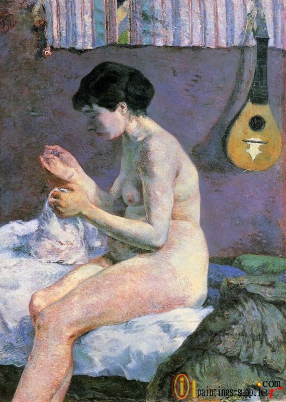 Study of a Nude, Suzanne Sewing
