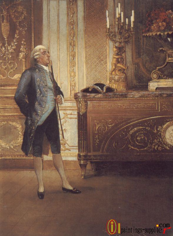 A Gentleman Wainting In An Interior