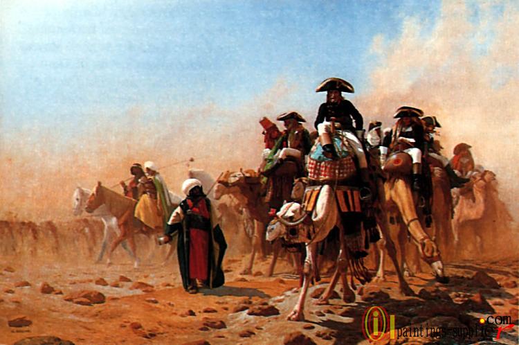 Bonaparte et son armée en Egypte,1867