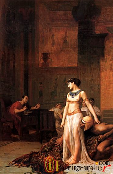 Cleopatra before Caesar,1866