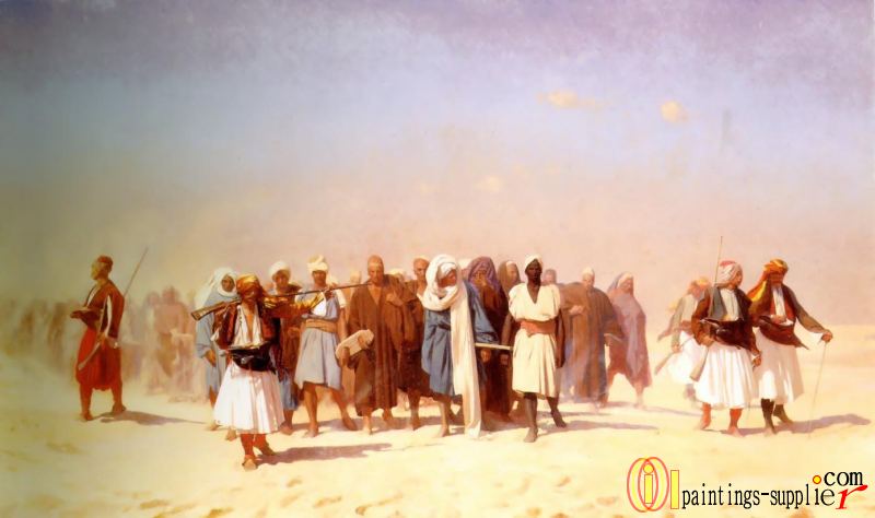 Egyptian Recruits Crossing the Desert,1857