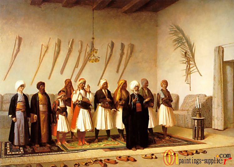 Prayer in the House of an Arnaut Chief,1857