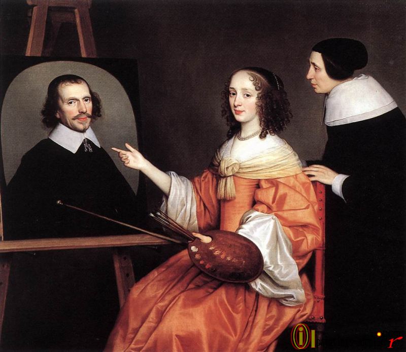 Margareta Maria de Roodere and Her Parents.