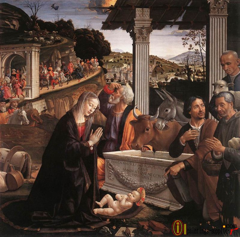 Adoration of the Shepherds.