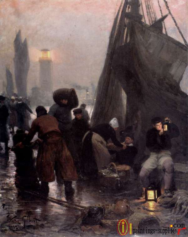 Preparing For Departure, London,1882.