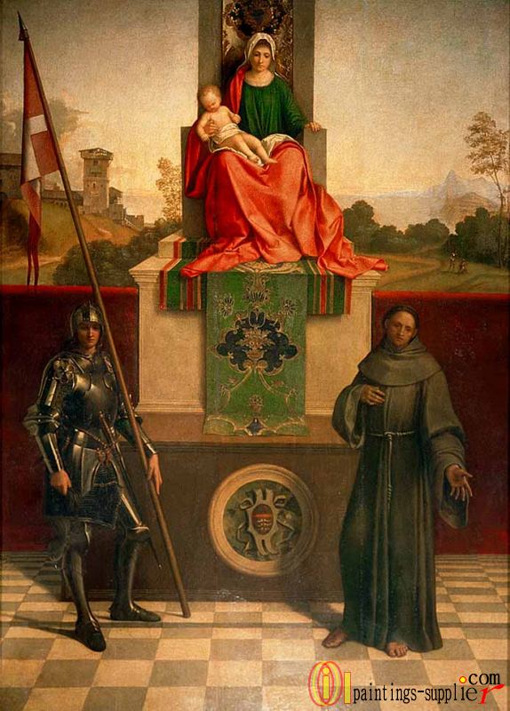 Madonna Enthroned with the Child between St. Francis and St