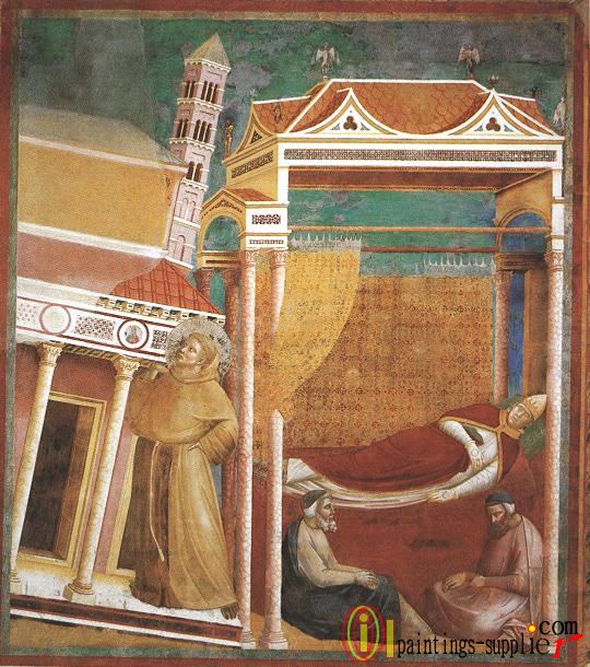 Legend of St Francis 6 Dream of Innocent III.