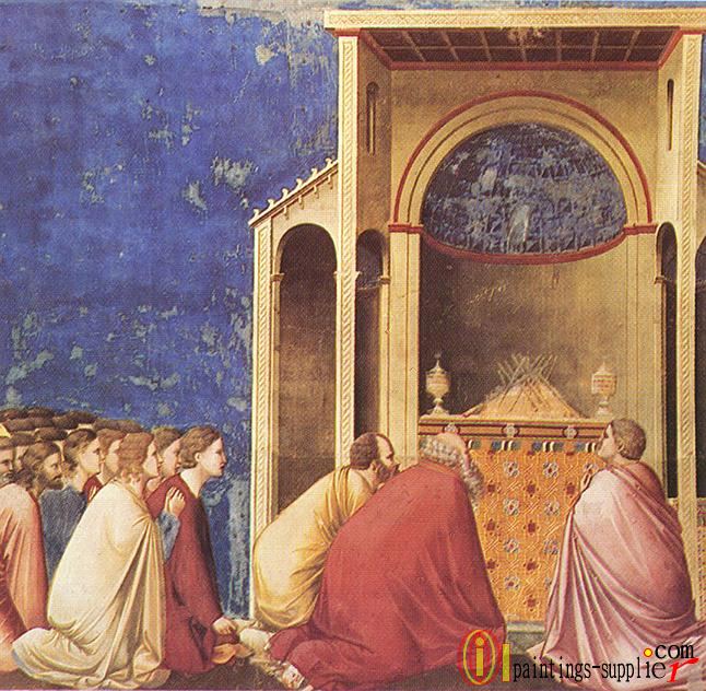 Scenes from the Life of the Virgin 4 Prayer of the Suitors