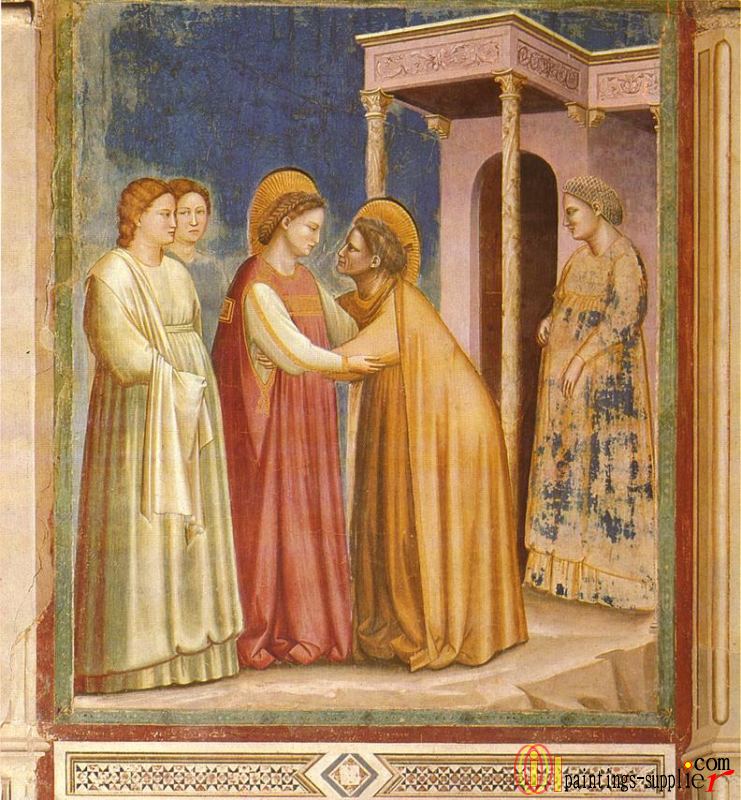 Scenes from the Life of the Virgin 7 Visitation.