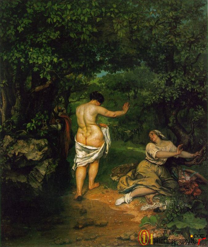 The Bathers,1853.