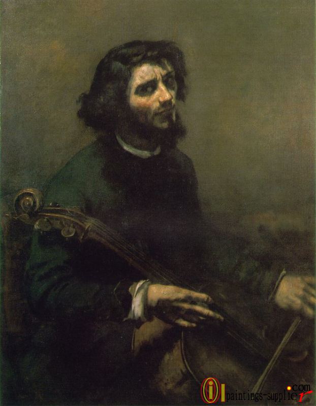The Cellist, Self-Portrait,1847