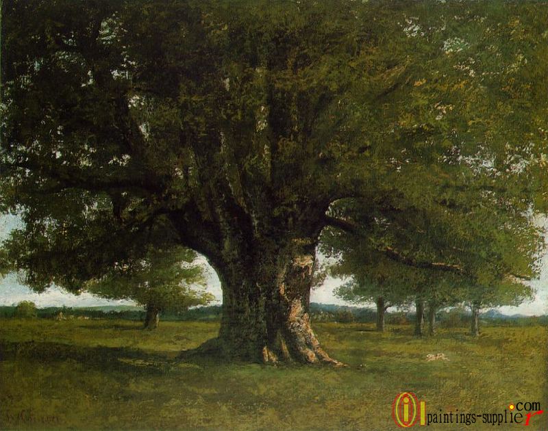 The Oak at Flagey (The Oak of Vercingetorix),1864