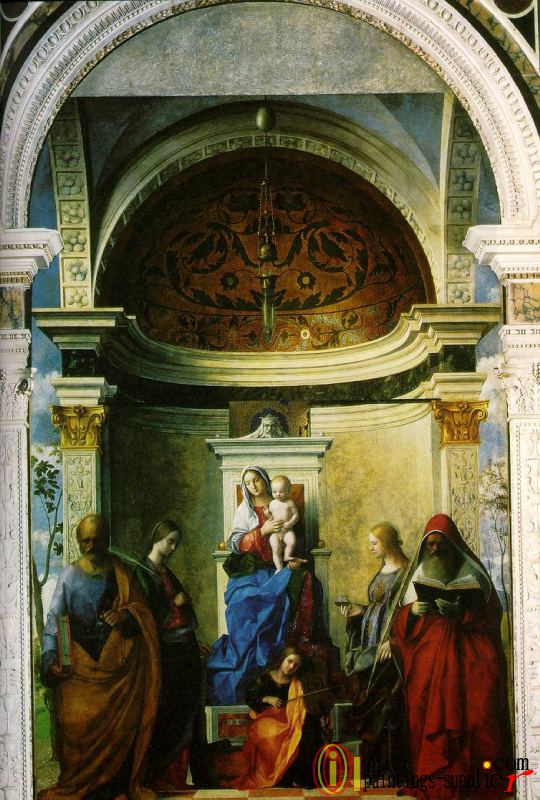 Madonna with saints,1505
