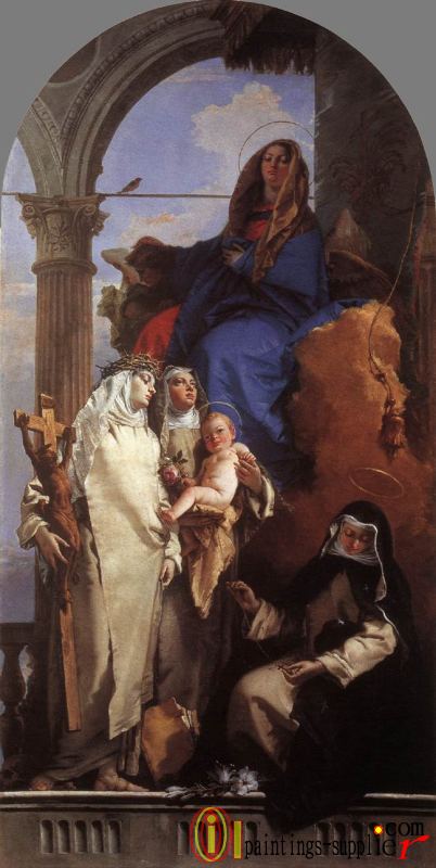 The Virgin Appearing to Dominican Saints.