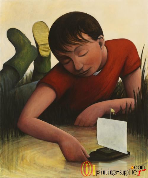 Boy with boat, 2009