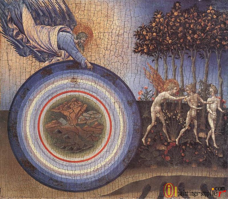 The Creation and the Expulsion from the Paradise.